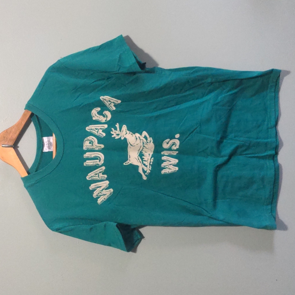 Stranger things men's small t shirt green